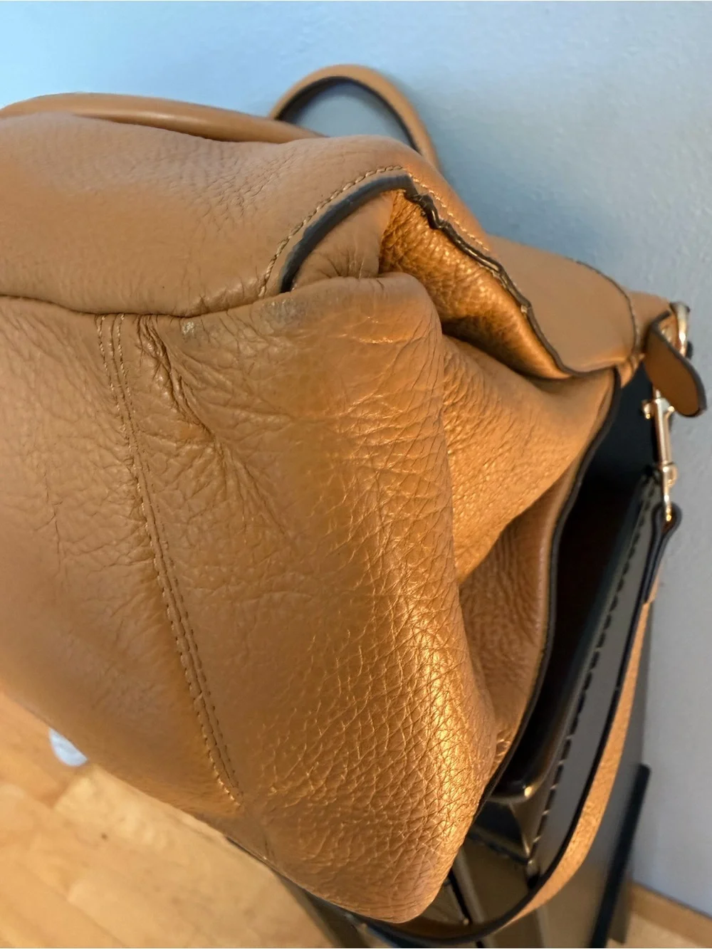 Coach pebbled leather